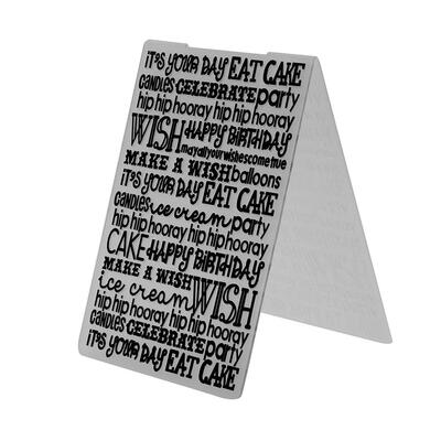 

1pc Multi-Letters Plastic Embossing Folder Template For Scrapbooking DIY