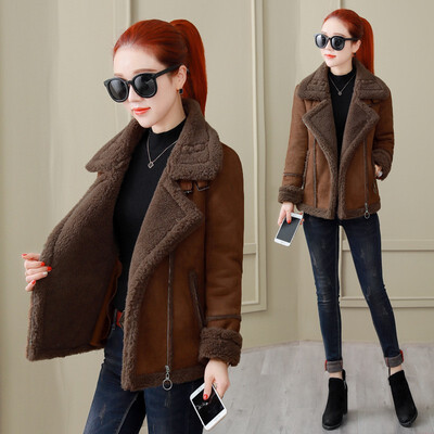 

2018 new winter coat female Korea edition loose bf cotton-padded jacket short style ins autumn winter thickening cotton-padded