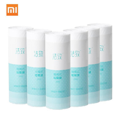 

10 Rolls Xiaomi Mijia JieZhi Drawstring Trash Bag Garbage Bag Thicken Material Prevent Leakage Household Plastic Rubbish Bag 20pcs