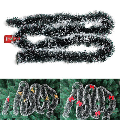 

〖Follure〗2 pcsChristmas Party Tree Ornaments 2m Tinsel Hanging Decorations 5 Colors