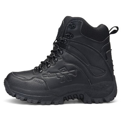 

Autumn new large size army fan outdoor hiking shoes non-slip stand boots tactical desert shoes military boots men
