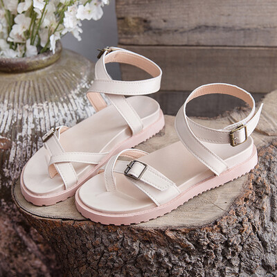 

Sandals Fairy Fashion Student Fashion Set Summer Flat Bottom Roman Shoes