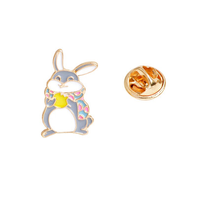 

Cartoon Rabbit Brooch Sweet bunny costume accessory brooch Denim Jacket Pin Badge Jewelry