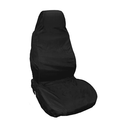 

Tailored Universal Heavy Duty Nylon Car Seat Covers Waterproof Protectors Van Front BK