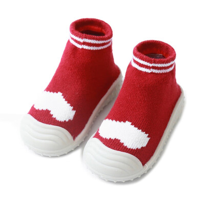 

Autumn Baby Boys Girls Shoes Infant Cotton Cartoon Print Socks Warm Anti Slip Floor Socks Shoes Leg Warmer