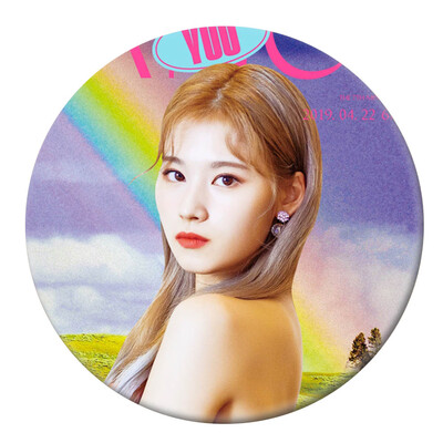 

KPOP TWIC New Album "Fancy You" Customized Personalized Round Tinplate Badge Super Cute Bag Pendant Accessories Hot Gift for Fan