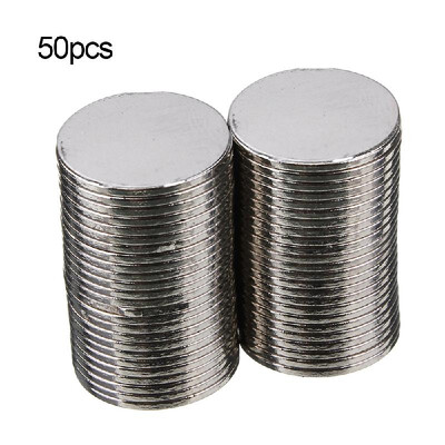 

50pcs N50 Strong Round Disc Permanent Rare Earth Neodymium Magnety for Refrigerator DIY Craft Scientific&Office Multi-use 15x1