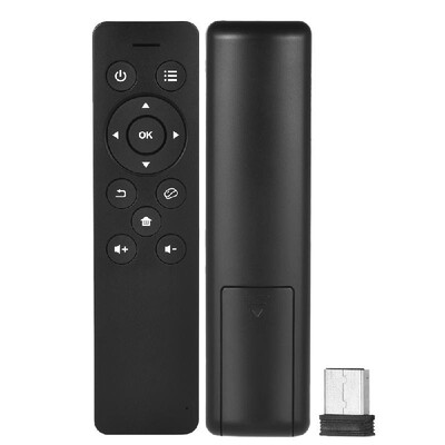 

24GHz Wireless Remote Control with USB 20 Receiver Adapter for Smart TV Android TV Box Google TV HTPC