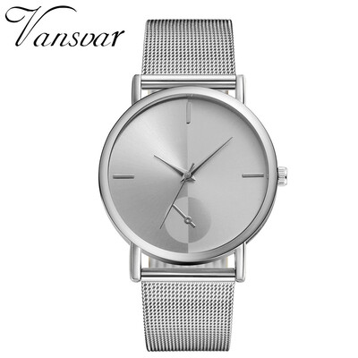 

Vansvar New Arrival Minimalist Ladies Quartz Wristwatches Black Mesh Fashion Clock Bracelet Women Watch Relogio Feminino Hot 533