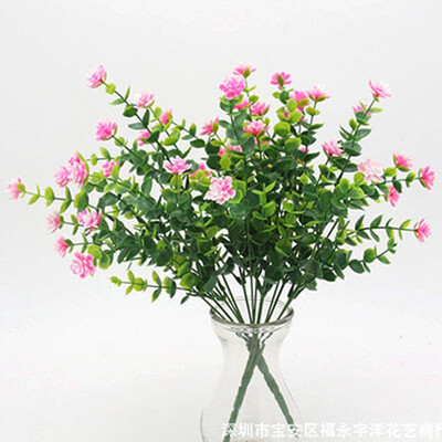 

FUNNYBUNNY Artificial Flowers Fake Outdoor UV Resistant Plants Shrubs Indoor Outside Hanging Planter Kitchen Office WeddingDecor