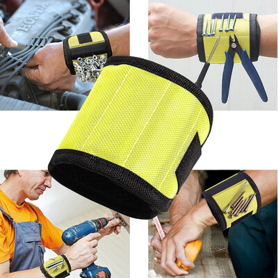 

〖Follure〗3 Magnetic Wristband Pocket Tool Belt Pouch Bag Screws Holding Working Helper