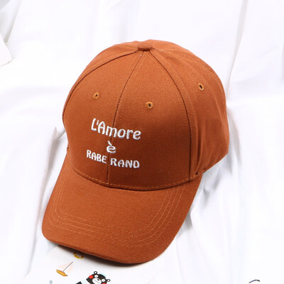 

Korean street letter embroidered baseball cap children spring&summer hip-hop cap sun cap tide male couple sunscreen cap