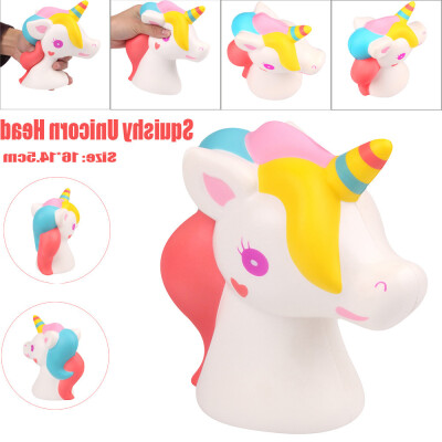 

Gotoamei Squishy Unicorn Head Slow Rising Cream Scented Decompression Toys