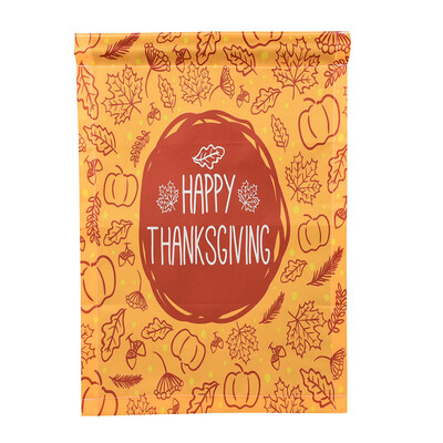 

Tailored Happy Thanksgiving Garden Flags House Decor Mini Yard Banner 12 x 18
