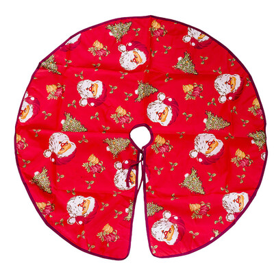 

Toponeto Diameter 90cm Red Christmas Tree Skirt Christmas Tree Decorations