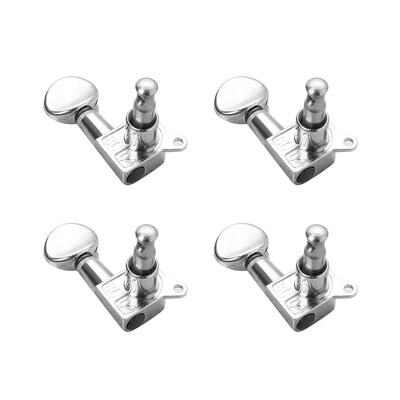 

4pcs Concave Button Sealed-gear String Tuners Peg Ukulele Full Sealed Heads