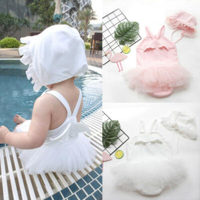 

Cute Baby Girls Wing Romper Jumpsuit Lace Tutu Princess Dress Outfits Clothes