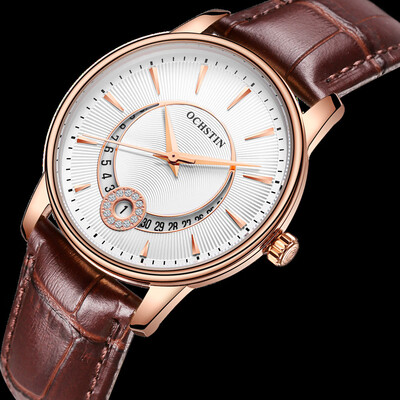 

OCHSTIN Augustus new couple watches fashion calendar watch mens watch womens watch leather watch