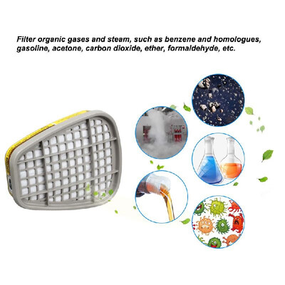 

2Pcs 3M 6003 Organic Vapor Cartridge Acid Gas Cartridge for Full Facepieces 6000 7000 Respirators Accessories Personal Protective