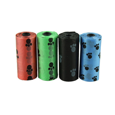 

〖Follure〗8Roll Degradable Pet Dog Waste Poop Bag With Printing Doggy Bag