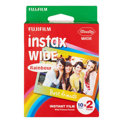 

Fujifilm Instax Mini 8 Film Rainbow Fuji Instant Photo Paper 20 Sheets For 70 7s
