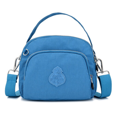 

Tailored Fashion Womens Outdoor Zipper Large Capacity Nylon Shoulder Bag Travel Bag