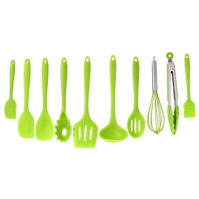 

10pcsSet Silicone Heat Resistant Non-Stick Kitchen Cooking Utensils Tool