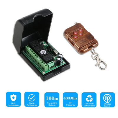 

Smart Home 433Mhz RF DC 12V 4CH Learning Code Wireless Remote Control Switch Relay Receiver Transmitter Universal Remote Switch Sy