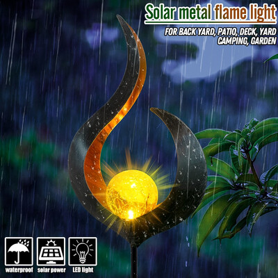 

Siaonvr Solar Lights Waterproof Dancing Flame Outdoor Lighting Landscape Decoration