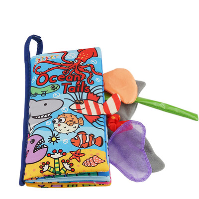 

〖Follure〗Baby Kids Intelligence Development Cloth 3D Animal Tail Book Educational Toy