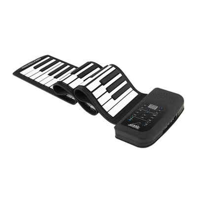 

Portable 61 Key Roll Up Piano Flexible Silicon Electronic Training Tool Professional Musical Instrument Organ