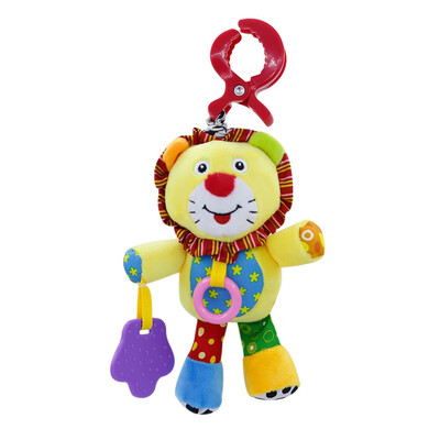 

Siaonvr Baby Infant Rattles Plush With Teether Cute Animal Hanging Bell Play Toys Doll