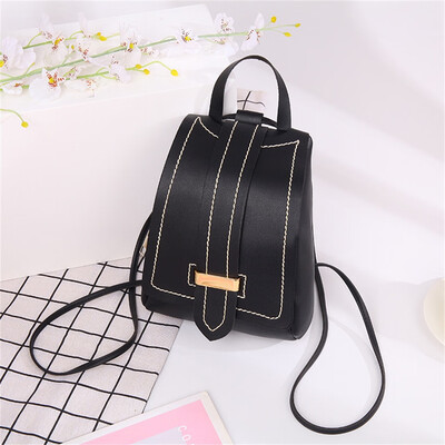 

Tailored Womens Simple All-purpose Small Square Bag Single Backpack
