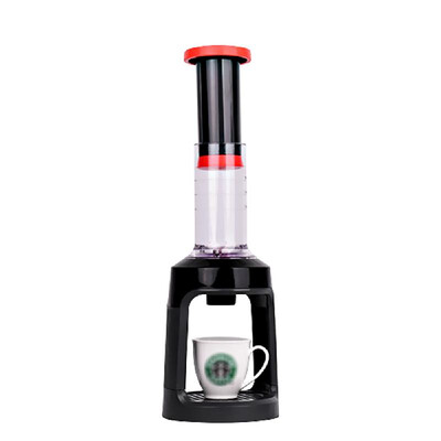 

Manual Coffee Brewer Single Serve Manual Hand Press Coffee Maker Red
