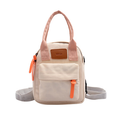 

2019 New Canvas Backpack College Shoulder Bag Multi-Purpose Handbag Student Bag