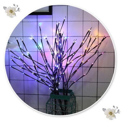 

20LED Willow Tree Branch Warm Light Fairy Lamp Christmas Home Party Decor