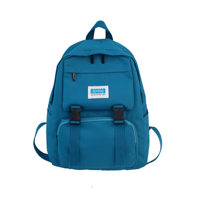 

Ancient feeling girl schoolbag female Korean version 100 tide card Japanese tide high school student backpack bf Mori double shoul