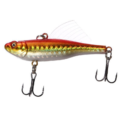

65cm 172g VIB Hard Fishing Lure Artificial Swim Bait with Treble Hook 3D Eyes Fishing Bait