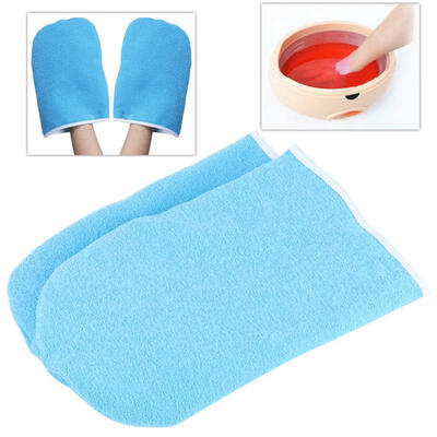 

Greensen 1 Pair Paraffin Wax Protection Gloves Wax Therapy Manicure SPA Treatment Hand Care Mittens