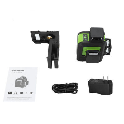 

Greensen 12 Lines 360 Degree Waterproof&Anti-drop Green 3D Laser Level