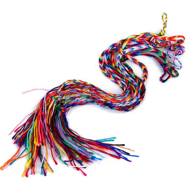 

Color Hand-woven Hand Rope Childrens Bracelet National Wind Hand Rope Random