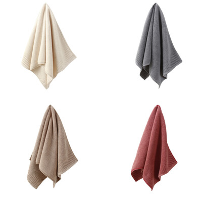 

Solid Color Cotton Face Towels Adults Kids Super Absorbent Thick Bath Shower Home Bathroom Hotel Towel