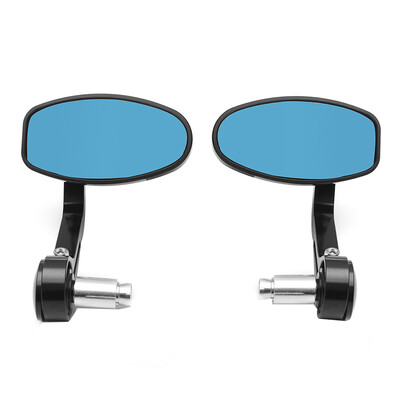 

1Pair 78 22mm CNC Motorcycle Bar End Black Rearview Side Mirrors Compatible for Triumph Speed Triple