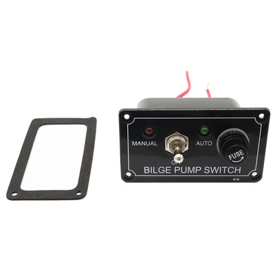 

Bilge Pump Switch DC 12V Boat Yacht Manual Auto Dual Mode Water Pump Control Toggle Switch