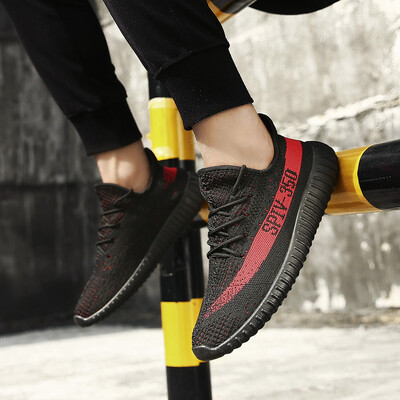 

2019 new summer breathable running mens shoes tide shoes mens sports&leisure canvas summer shoes plus velvet cotton shoes