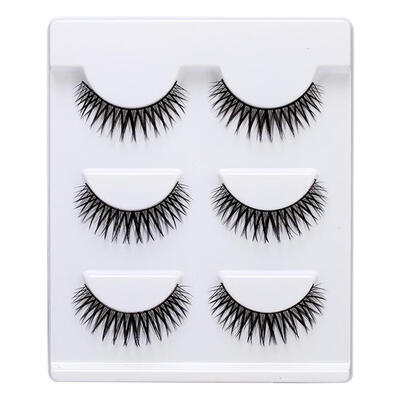

3 Pairs 3D Natural False Eyelashes Faux Mink Makeup Extension Eye Lashes
