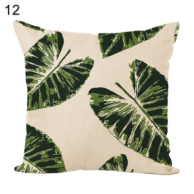

Sparse Monstera Leaves Square Throw Pillow Case Cushion Cover Sofa Bed Car Decor