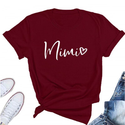 

Starmoon Womens Casual Short Sleeve Letter Heart Printed T shirts Blouse Tops