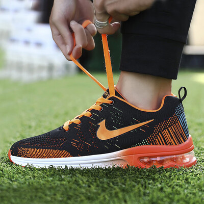 

2019 spring low running shoes mens belt mesh casual shoes couples lightweight breathable cushion sports shoes cross-border