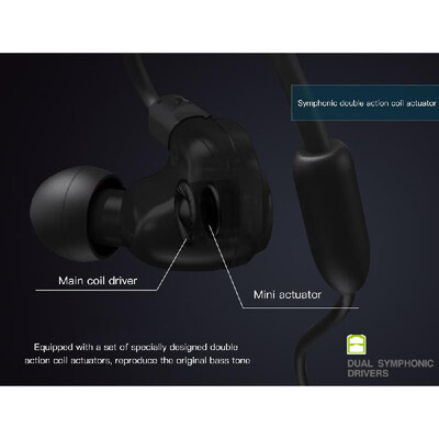 

Iron Triangle audio-technica ATH-IM50 WH Double Moving In-Ear Earphones Black